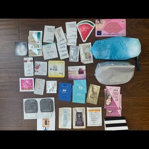 60+ luxury samples - travel and trial sized. New